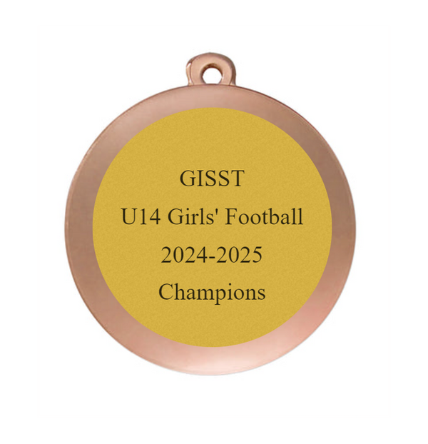 BS.ME111 Medaille Fußball Frauen Ø 45mm - Bronze / 45 mm