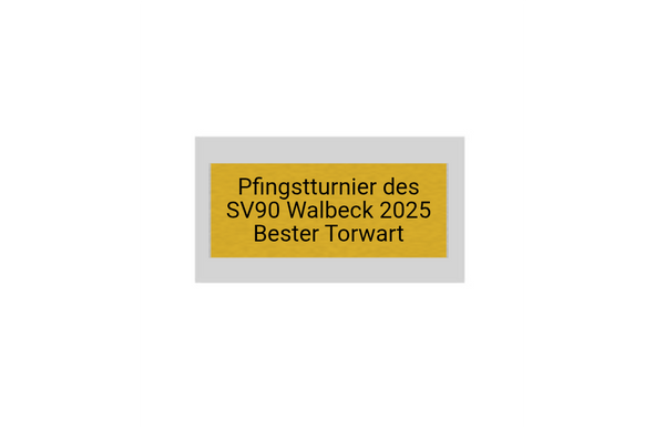 Fußball Pokal "Torwart" 9297_SOC3 - Gold / Mehrfarbig / 20 cm