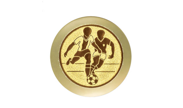 Fußball Pokal FG831 SM - Silber / Gold / 22 cm