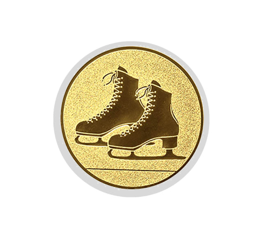 Glastrophäe 136-2 Schild & Emblem - Bunt / 13 cm