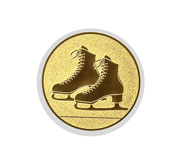 Glastrophäe 136-2 Schild & Emblem - Bunt / 13 cm