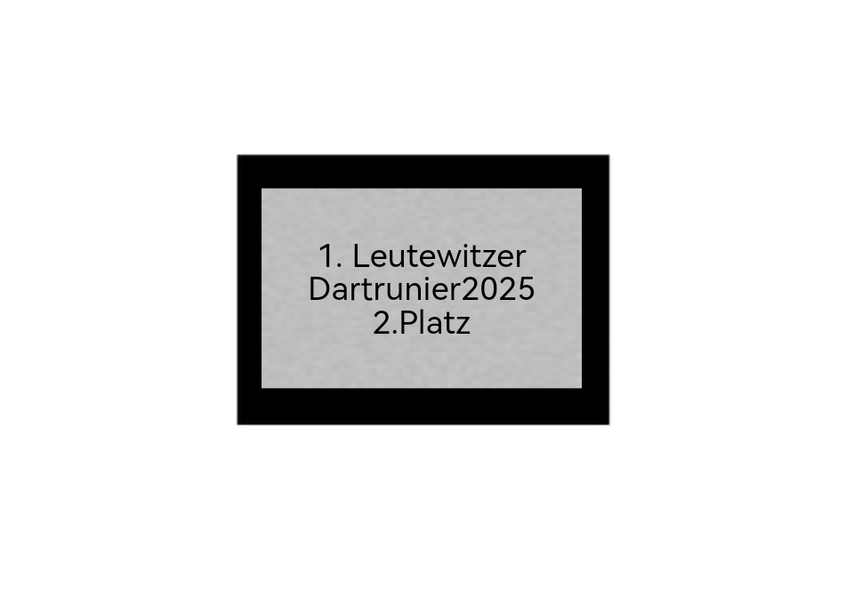Pokalserie X161 Dart - Silber Mehrfarbig / 29.5 cm
