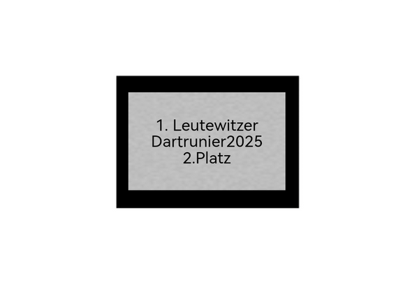 Pokalserie X161 Dart - Silber Mehrfarbig / 29.5 cm