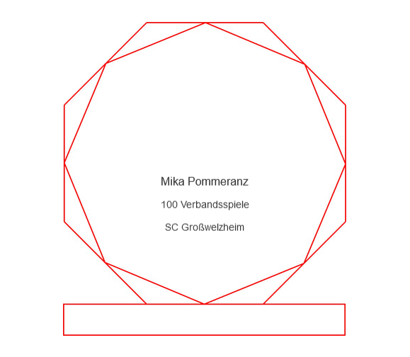 Glas Pokal 6508-L - 20 cm / Transparent / Laser-Gravur