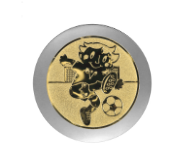 Kinder Pokal FG254 - Silber Rot / 10 cm