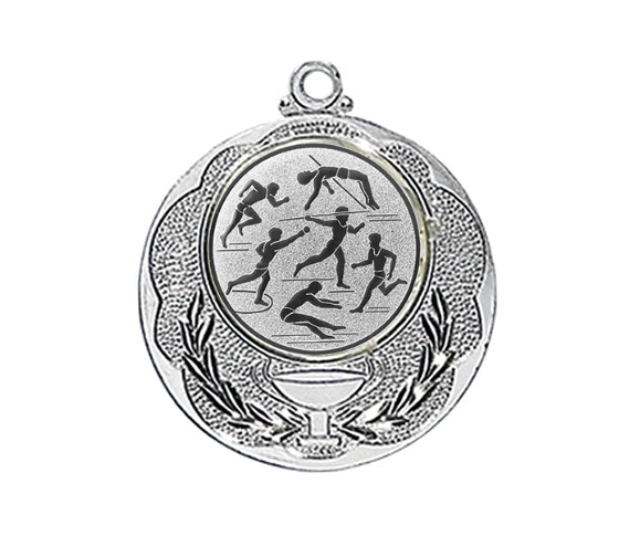 Medaille 028L Ø 40 mm - Silber / 50 mm