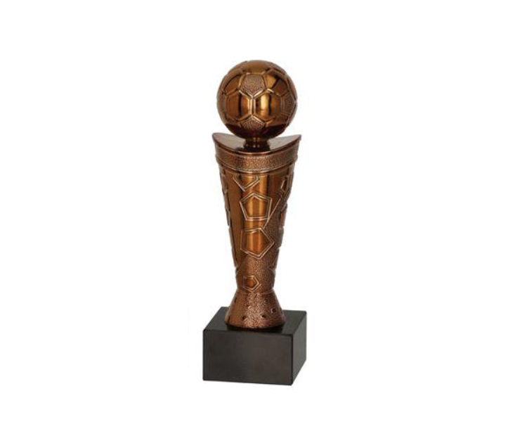 Fußball Pokal 9061 - 18 cm / Bronze