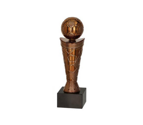 Fußball Pokal 9061 - 18 cm / Bronze