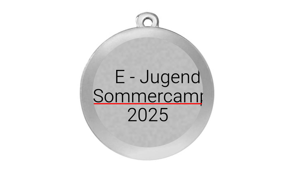 Medaille Fußball D101 / 59x39 mm - Silber / 59x39 mm