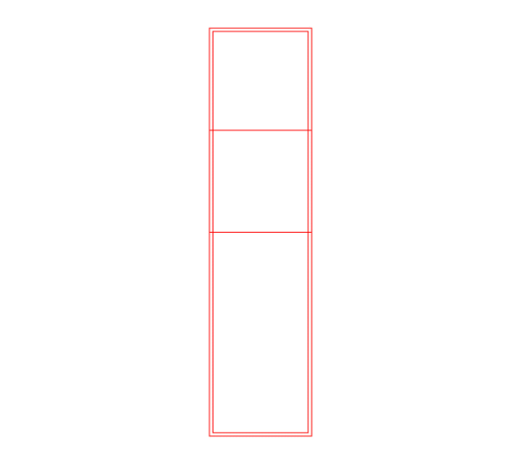 Cubix 79055/Black - Schwarz / 6cm x 6cm x 24cm / Farbdruck