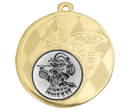 Karnevals Medaille D121 - 50 mm / Gold