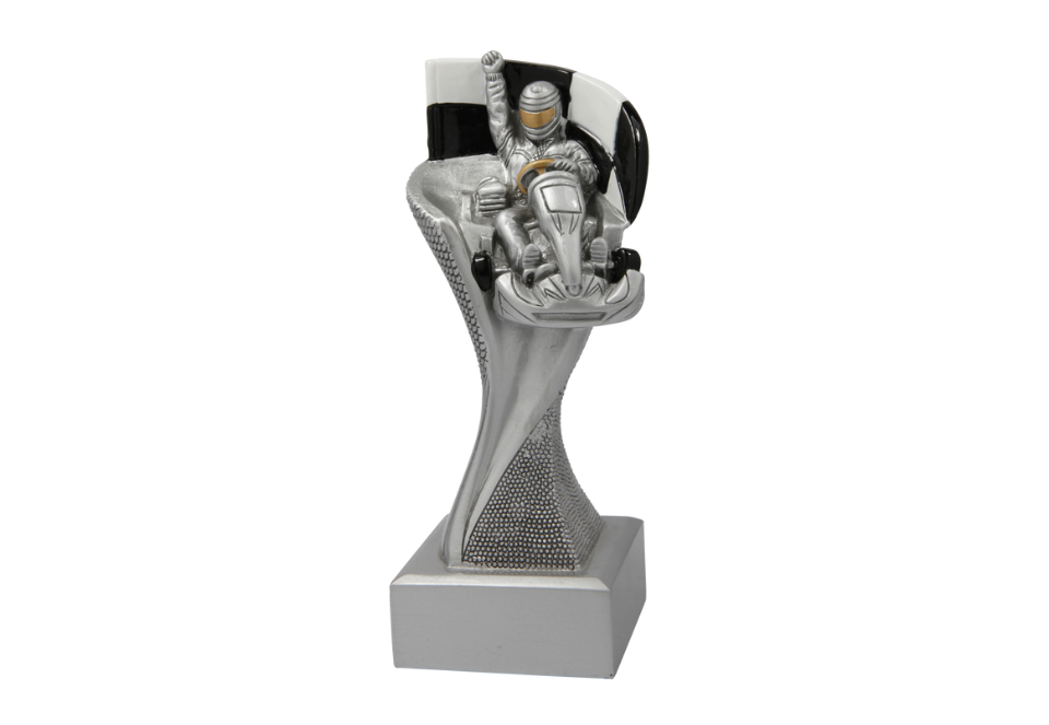 Kart Pokal FG4110 - Silber / 14.5 cm