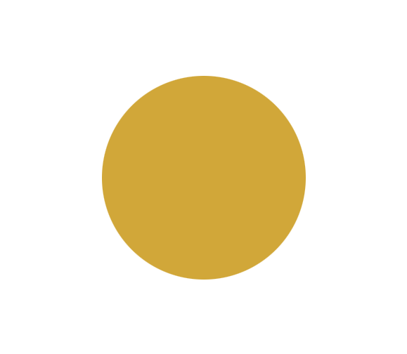 Aluminium-Emblem - 25 mm / Gold/Alu