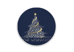 Glas Pokal 3526 Schild & Emblem - Transparent / 19 cm