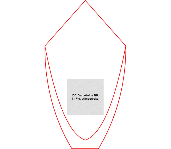 Glas Pokal GL.047-L - Blau/Transparent / 20.5 cm / Laser-Gravur