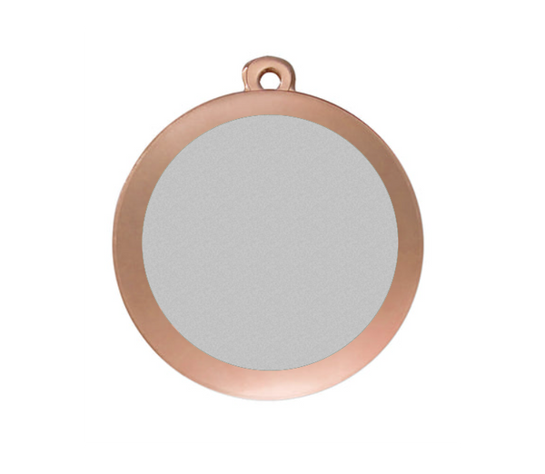 Medaille Fußball D101 59x39 mm - Bronze / 59x39 mm