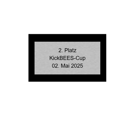 Fußball Pokal 85-3 teilweise begrenzt! - Silber Gold / 28 cm