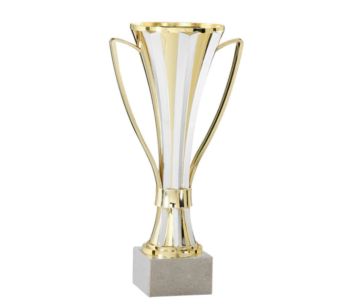 Pokal Serie 1331 - 27 cm / Gold Weiß