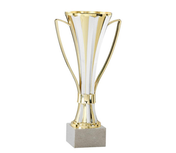 Pokal Serie 1331 - 27 cm / Gold Weiß