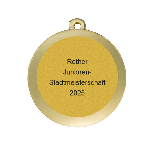 Medaille Fußball D112A Ø 50mm - Gold / 50 mm