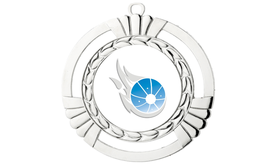 Medaille D62 - Ø 90mm - Silber / 90 mm