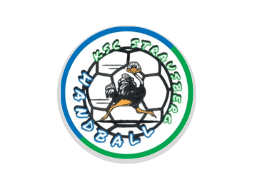 Glas Pokal 8805 blau Schild & Emblem - Silber Blau / 18 cm