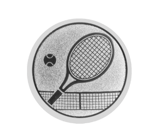 Glas Pokal 137-1 Schild & Emblem - Silber / 19 cm