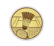 Glas Pokal 8805 blau Schild & Emblem - Silber Blau / 20 cm