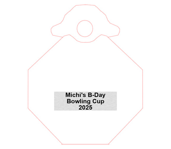 Glasmedaille 6736x Ø 85mm - Klar/Gold / Ø 85 mm