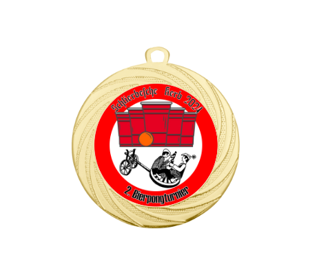 Medaille DI7001 Ø 70mm - Gold / 70 mm