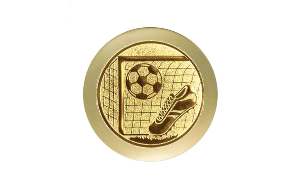 Pokal Fußball ST.116 - Gold/Schwarz / 15.5 cm