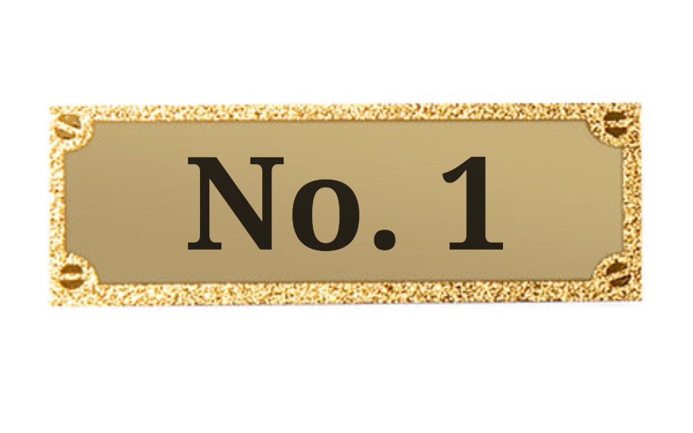 Gravurschild edel in Gold - Gold / 73 x 28 mm