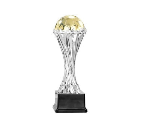 Fußballpokal 84-0 - Gold Silber Schwarz / 32 cm