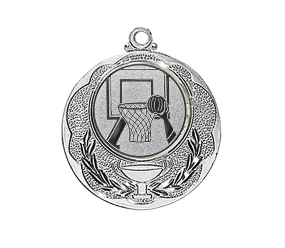 Medaille 028L Ø 40 mm - Silber / 50 mm