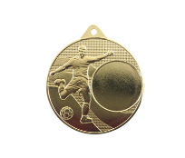 Medaille Fußball 396 Ø 50 mm - Gold / 50 mm
