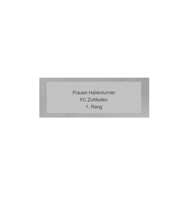 Fußball Pokal 3735x - Silber Gold / 30 cm