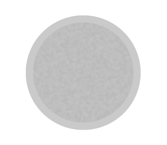 Gravurronde Silber selbstklebend - Silber / 40 mm