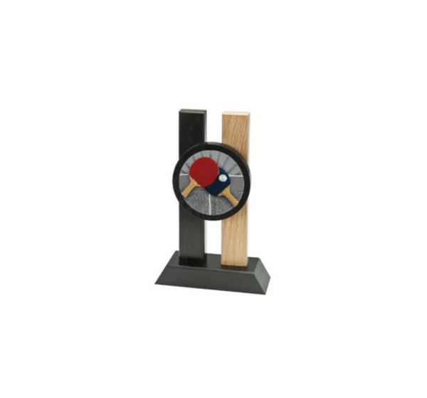 Holz Pokal Tischtennis FG015 - Braun / 21 cm