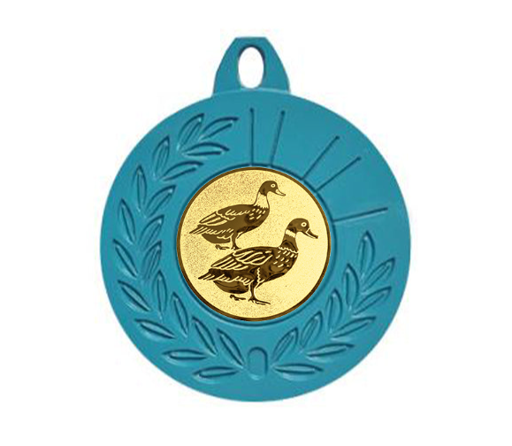 Farbmedaille Ø 50 mm - Türkis / 50 mm