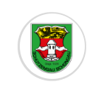 Glas Pokal 8805 blau Schild & Emblem - Silber Blau / 18 cm