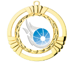 Medaille D62 - Ø 90mm - Gold / 90 mm
