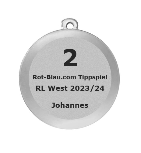 Medaille Fußball BS.ME75 50 mm - Silber / 50 mm
