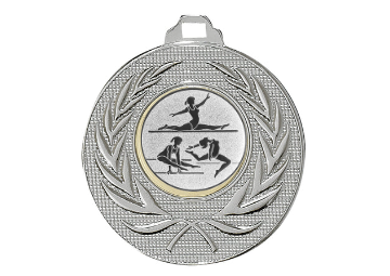 Medaille 098L Ø 50 mm - Silber / 50 mm