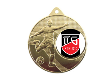 Medaille Fußball 396 Ø 50 mm - Gold / 50 mm