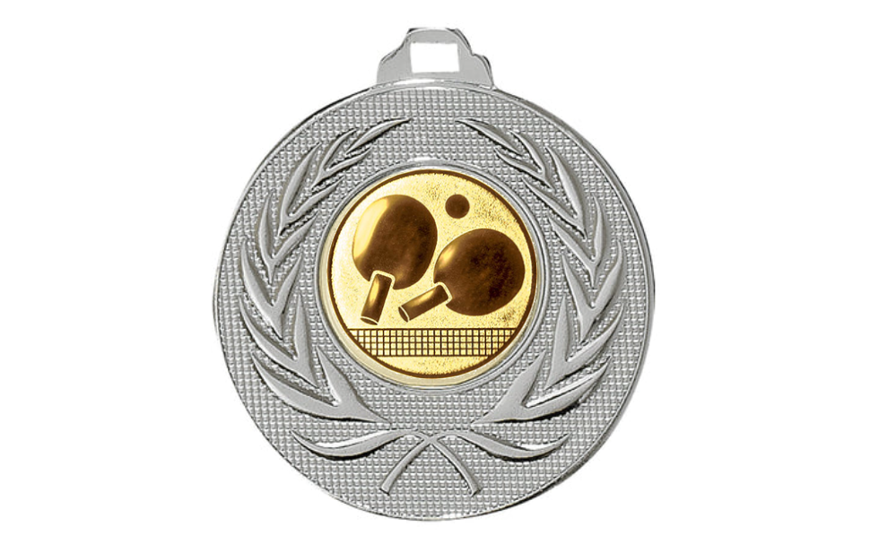 Medaille 098L Ø 50 mm - Silber / 50 mm