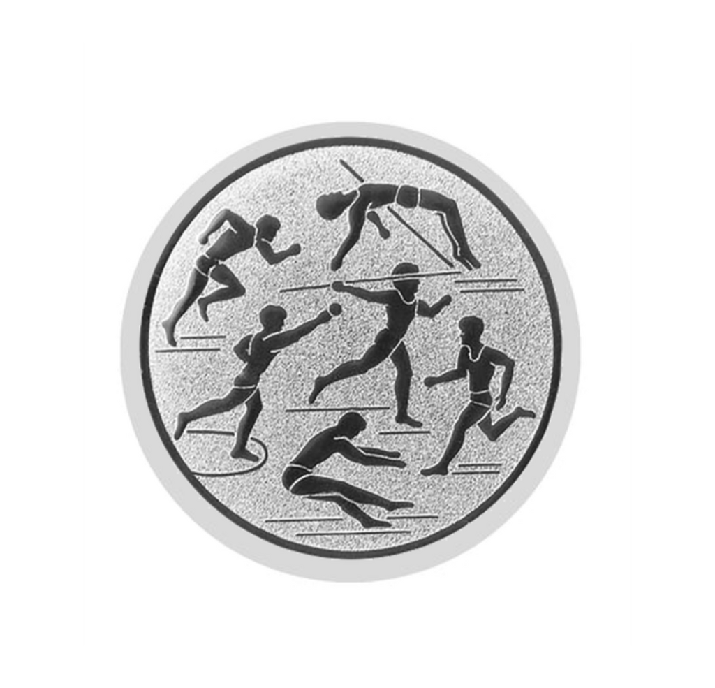 Glas Ständer W19x Schild & Emblem - 17.5 cm / Auswahl Rot