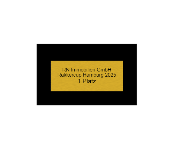 Fußballpokal 87-0 - Gold Schwarz / 55 cm