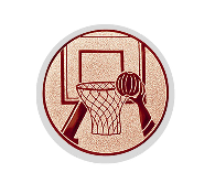 Glas Pokal W453 Schild & Emblem - Transparent Blau / 18 cm