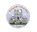 Glastrophäe 136-2 Schild & Emblem - Bunt / 13 cm