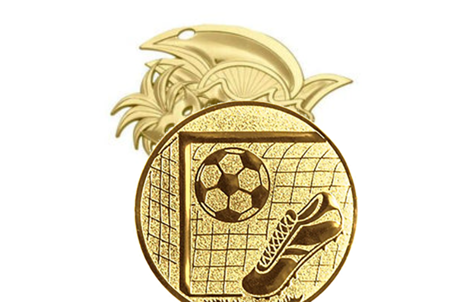 Karnevals Medaille D60 - Gold / 80x85x2mm